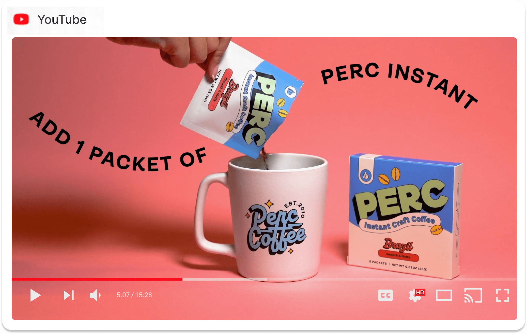 PERC Coffee - Video & Motion Media